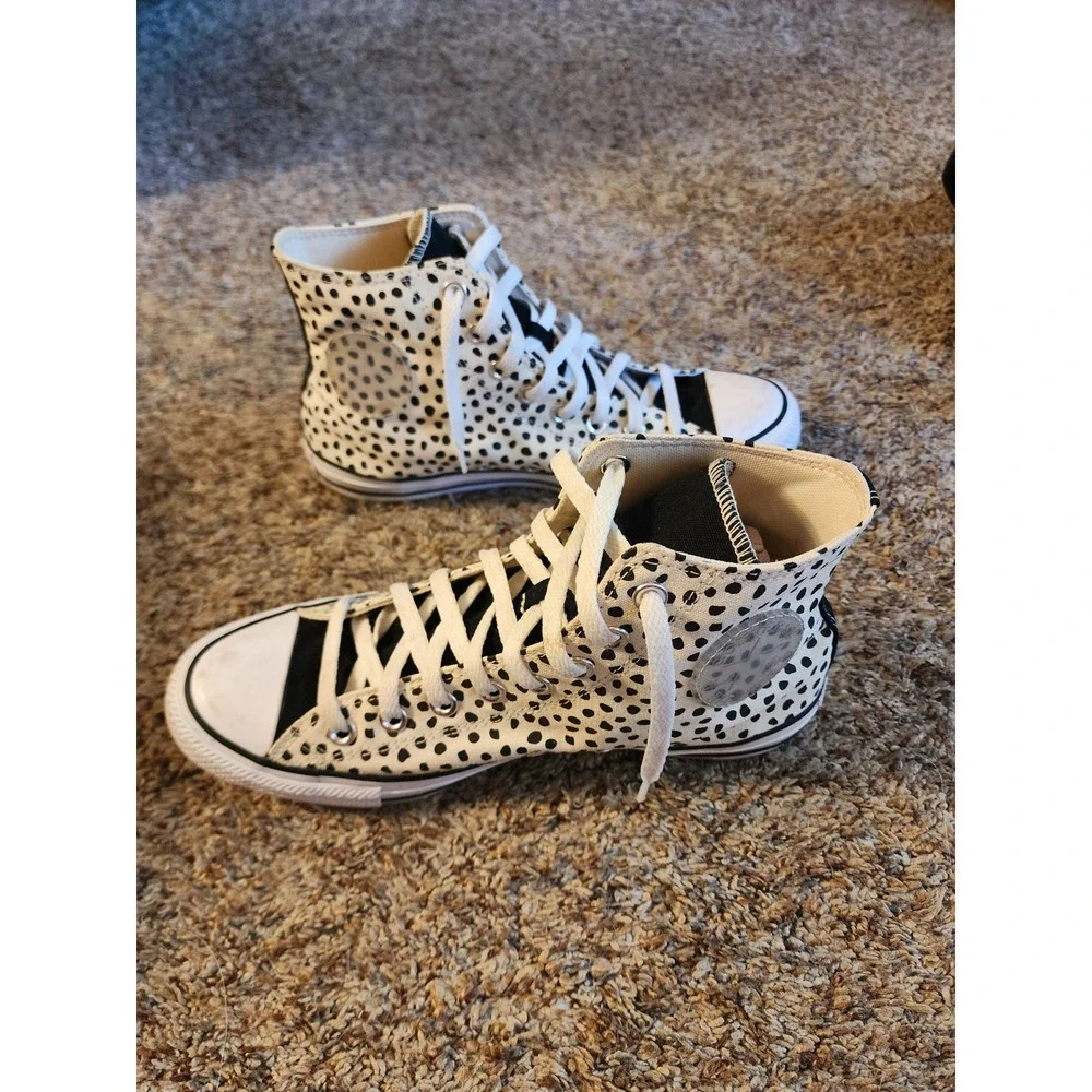 Converse Chuck Taylor All Star Dalmatian Spot Hi-Top Sneakers Women's 10